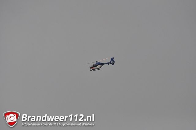 UPDATE: Politiehelikopter boven Waalwijk en omgeving Tilburg