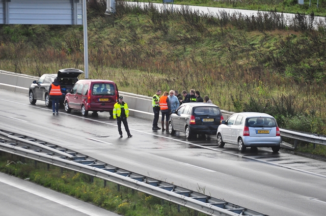 Botsing met vier auto’s bij Waalwijk