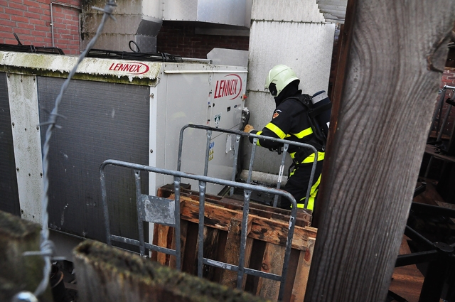 Restaurant ’t Slot in Waalwijk ontruimd na brand