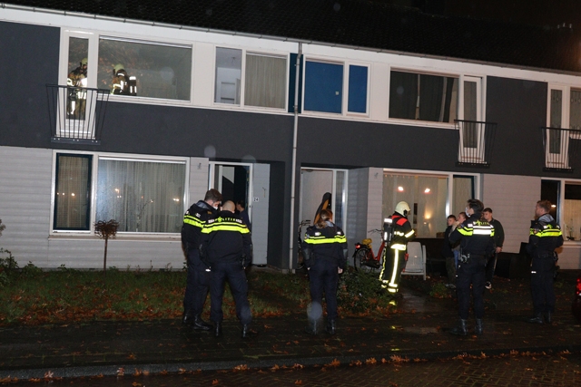 Woning hangt vol met rook aan De Jonghestraat Waalwijk