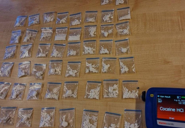 Man (27) aangehouden met 117 gripzakjes met cocaïne aan de Drunenseweg Waalwijk