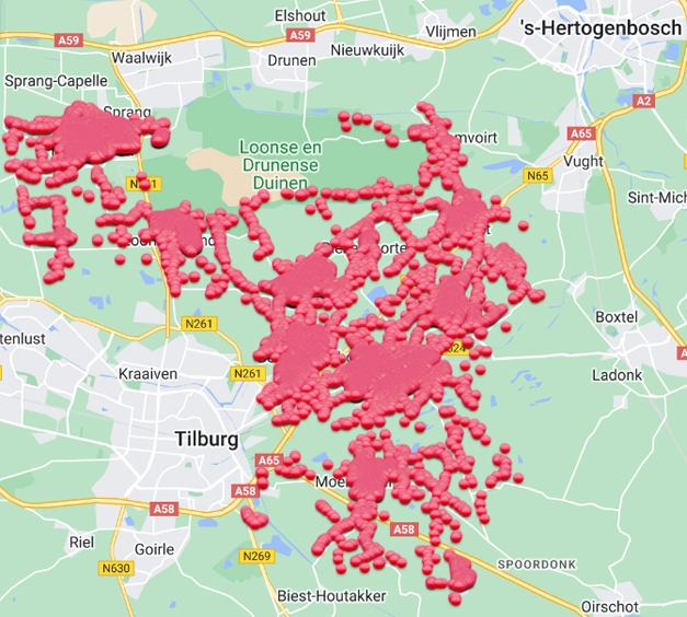 Stroomstoring treft klein gedeelte van Waalwijk