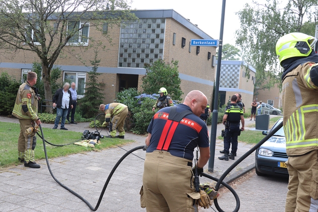 Brand in woning aan de Berkenlaan Waalwijk