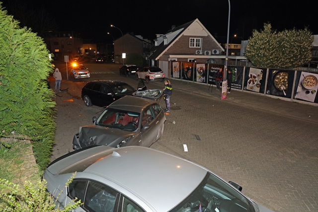 Ravage na ongeval aan de Laageindse Stoep Waalwijk