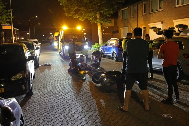 Scooterrijder gewond na harde val op Cesar Francklaan Waalwijk