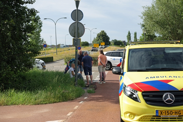 Fietser raakt gewond bij aanrijding op De Gaard in Waalwijk